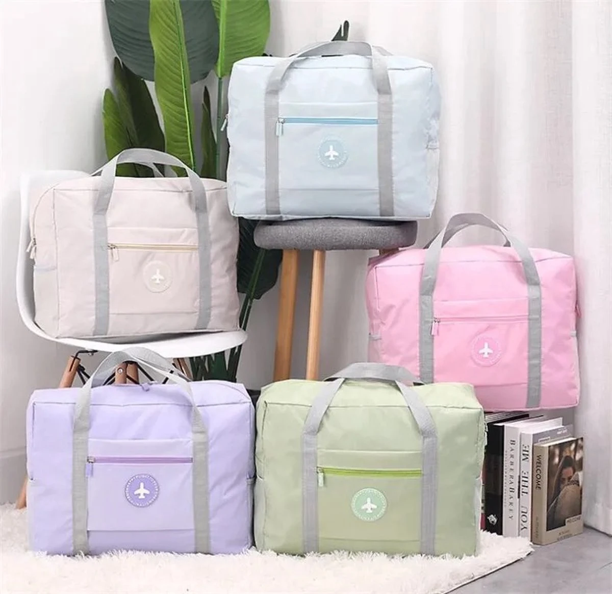 Merkloos Opvouwbare Reistas Roze - Opbergtas - Weekendtas - Reistas Voor Handbagage - Opvouwbare Reistassen Dames - Reistas Voor Op Koffer - Dames Tas - Damestas - Tas Voor Reizen - Sporttas 8 Merkloos Opvouwbare Reistas Roze - Opbergtas - Weekendtas - Reistas Voor Handbagage - Opvouwbare Reistassen Dames - Reistas Voor Op Koffer - Dames Tas - Damestas - Tas Voor Reizen - Sporttas - Afbeelding 6