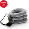 Merkloos Anti Nekpijn Kussen | Nekkussen | Reiskussen | Verlicht Nek En Schouderpijn | Grijs | Neksteun | Nek Stretcher | Zacht Fleece | Cervicaal Nektractie Kussen | Nek Brace | Luxe | Ergonomisch | Reis Kussen -Voyago Winkel 1200x1164 21