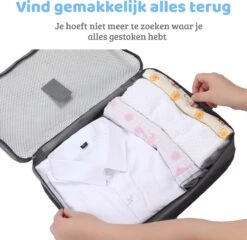 Mmoods Koffer Packing Cubes Set - Kleding Organizer Zak En Rugzak - Handbagage 6 Delige Set - Opbergzakken Voor Ondergoed - Opbergtas Voor Schoenen - Inclusief Toiletzak - Zwart -Voyago Winkel 1200x1164 22