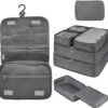 Basila® Packing Cubes - 8 Delig - Koffer Organizer - Toilettas Met Haak - Kleding Organizer - Grijs -Voyago Winkel 1200x1164 27