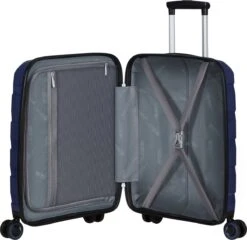 American Tourister Reiskoffer - Air Move Spinner 55/20 Tsa (Handbagage) Midnight Navy -Voyago Winkel 1200x1164 9