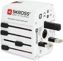 Skross Reisstekker World Travel Adapter MUV USB -Voyago Winkel 1200x1167 7