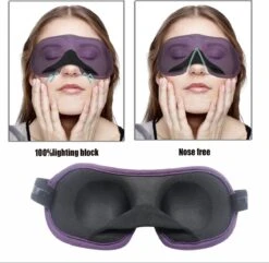 FA-VE 3D Slaapmasker - Wimperextensions Slaapmasker - 3-D Slaapmasker - 3D Blinddoek - Zwart -Voyago Winkel 1200x1169 52