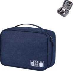 Travelorganizer Electronica Blauw - Reis Organiser Oplader - Opberger Vakantie / Travel - Reistas Kabeltjes 11 Travelorganizer Electronica Blauw - Reis Organiser Oplader - Opberger Vakantie / Travel - Reistas Kabeltjes -Voyago Winkel 1200x1170 13