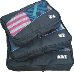 Opbergzak - Opbergtas - Packing Cubes Set - Kleding Organizer Voor Koffer En Backpack - Travel Opbergzakken - Koffer Organizer - 3Stuks - Zwart