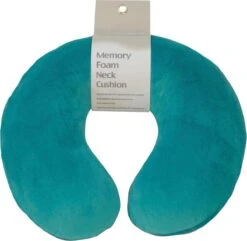 Aidapt Nekkussen Memory Foam - Teal Groen