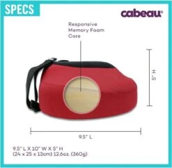 Cabeau Nekkussen Evolution® S3 Inclusief Hoes - Zwart -Voyago Winkel 1200x1172 18