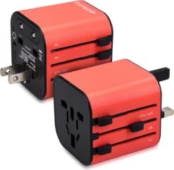 Kwmobile Wereldstekker Universeel - Reisstekker Geschikt Voor De Hele Wereld - Europa, Verenigde Staten, Afrika, Australië En Azië - Rood 14 Kwmobile Wereldstekker Universeel - Reisstekker Geschikt Voor De Hele Wereld - Europa, Verenigde Staten, Afrika, Australië En Azië - Rood -Voyago Winkel 1200x1173 10