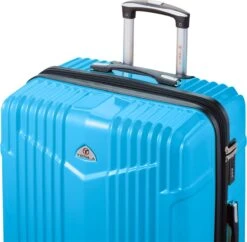 Tesla PC - Reiskoffer - 75 Cm - 4 Wielen - Licht Blauw -Voyago Winkel 1200x1174 2