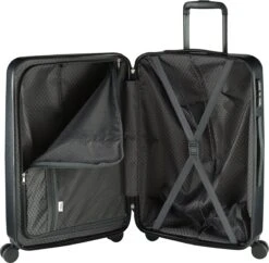 Princess Traveller Harlem - Reiskoffer - Zwart - RPET - M - 65cm -Voyago Winkel 1200x1174 4