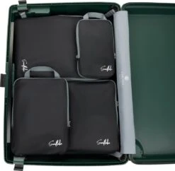 Sunflake Compression Packing Cubes - Set Van 4 - Zwart -Voyago Winkel 1200x1176 21