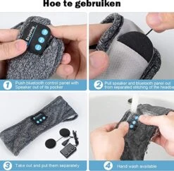 Slaap Koptelefoon - Slaapmasker Bluetooth - Oogmasker Slaap - Slaaptrainer - Set - -Voyago Winkel 1200x1176 23