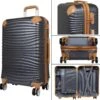 Monopol - Brisbane - Handbagage + BEATYCASE! - 100% Polycarbonaat - Antraciet - Maat XS / 25 Liter + 18 Liter