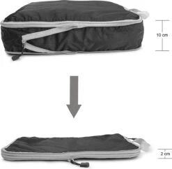 KULIVING Packing Cubes Compression Packing Cubes Compression Packing Cubes Als Kofferorganizer, 3-delige Set Compressiezakken Van Nylon, Zwart, Ultralicht En Waterdicht 6 KULIVING Packing Cubes Compression Packing Cubes Compression Packing Cubes Als Kofferorganizer, 3-delige Set Compressiezakken Van Nylon, Zwart, Ultralicht En Waterdicht -Voyago Winkel 1200x1178 23