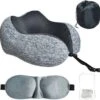 YUNICS® Reiskussen - Nekkussen - NeksteunTraagschuim - Inclusief Oogmasker, Oordopjes En Reistas -Voyago Winkel 1200x1179 13