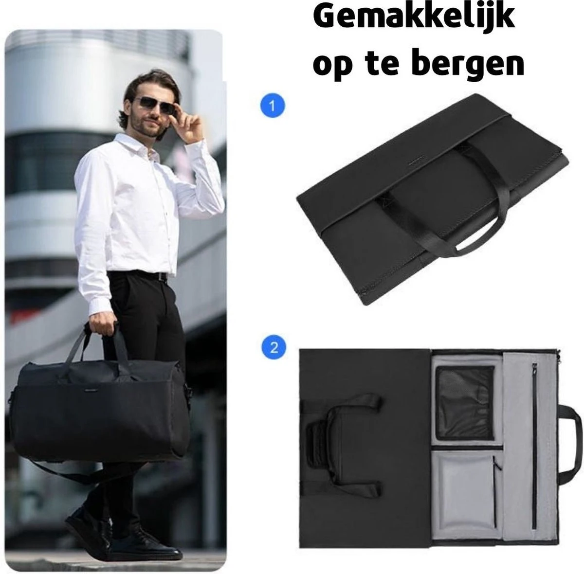 Mark Ryden Reistas – Weekendtas – Reistassen – Tas Voor Dames En Heren – Reistas Handbagage – Weekend Tas – Duffel Bag Waterdicht – Kostuumtas 8 Mark Ryden Reistas – Weekendtas – Reistassen – Tas Voor Dames En Heren – Reistas Handbagage – Weekend Tas – Duffel Bag Waterdicht – Kostuumtas - Afbeelding 6