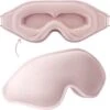 YUBBI Satijnen 3D Slaapmasker - Oogmasker - Verduisterend - Reismasker - Ergonomisch - Licht Roze -Voyago Winkel 1200x1180 27