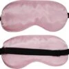 Slaapmasker Extra Zacht Satijn - Licht Roze - Thuis - Verduisterend - Onderweg - Vliegtuig - Festival - Slaapcomfort - ODaani
