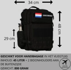 Always Prepared Tactical Backpack - Rugzak - 45 Liter - Desert Camo Warrior 17 Always Prepared Tactical Backpack - Rugzak - 45 Liter - Desert Camo Warrior -Voyago Winkel 1200x1181 10