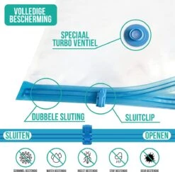 Strex Vacuumzakken Dekbedden & Kleding - 23 Stuks / 4 Maten - Reiszakken / Vacumeerzakken - Incl. Handpomp 12 Strex Vacuumzakken Dekbedden & Kleding - 23 Stuks / 4 Maten - Reiszakken / Vacumeerzakken - Incl. Handpomp -Voyago Winkel 1200x1181 16