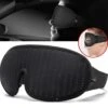 VITAMO™ Ergonomisch 3D Slaapmasker - 100% Verduisterend Oogmasker - Verstelbaar - Unisex - Traagschuim - Blinddoek - Cadeau Tip - Zwart -Voyago Winkel 1200x1183 17