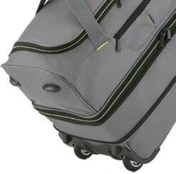 Travelite Basics Wheeled Duffle 55cm Expandable Grey/Green -Voyago Winkel 1200x1184 10