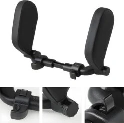 Perow Verstelbare Hoofdsteun Auto - Hoofdkussen - Kinderen En Volwassenen - Neksteun - Verstelbaar - Veiligheid - Zwart -Voyago Winkel 1200x1184 11