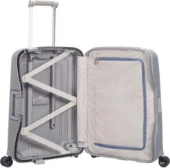 Samsonite Reiskoffer - S'CURE SPINNER 55/20 (Handbagage) Zilverkleurig -Voyago Winkel 1200x1185 2