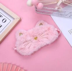 Merkloos 2-pack - Poezen - Roze En Donkergrijs - Slaapmasker Kind - Meisjes Slaapmasker - Reismasker Vanaf 5 Jaar -Voyago Winkel 1200x1185 20