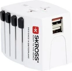 Skross Reisstekker World Travel Adapter MUV USB -Voyago Winkel 1200x1185 9