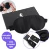 Slaapmasker Wimperextensions - 100 % Verduisterend - Slaapmasker Vrouwen Voor Zijslapers - 100% Zijde - Oogmasker Wallen -Voyago Winkel 1200x1186 13