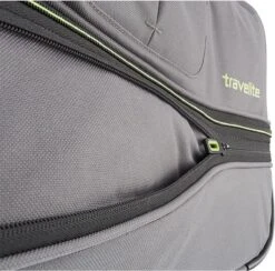 Travelite Basics Wheeled Duffle 70cm Expandable Grey/Green -Voyago Winkel 1200x1186 6