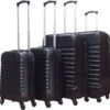 Castillo Quadrant 4 Delige ABS Kofferset - Zwart -Voyago Winkel 1200x1187 12