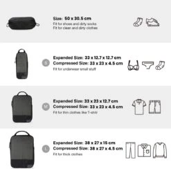 Bagsmart Packing Cubes Compressie Cubes - Set Van 4 -Voyago Winkel 1200x1187 26
