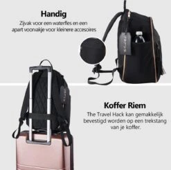 CabinMax Travel Hack Rugzak - Handbagage 20L – Schooltas - 40x20x25 Cm – Compact Reistas – Lichtgewicht -Voyago Winkel 1200x1188 14