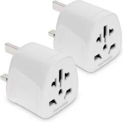 Kwmobile 2x Reisstekker Type G - Ideaal Voor Reizen In Engeland, Ierland, Schotland En Dubai - Voor Stekkers Met Type C (Eurostekker) En F (Schuko) -Voyago Winkel 1200x1188 15