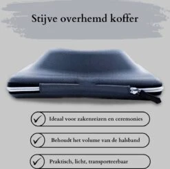 Stige Kledinghoes - Mannen Cadeautjes - Kreukvrije Overhemden - 36x48cm - Zwart -Voyago Winkel 1200x1188 24