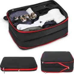 Hikr Packing Cubes - Set 3 Delig - Kofferorganizer - Waterdicht - Meerkleurig -Voyago Winkel 1200x1189 23