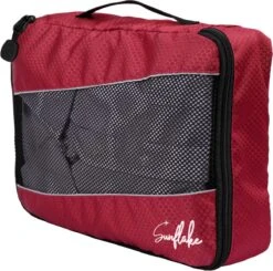 Sunflake Packing Cubes Set - 3 Stuks - Koffer Organizer - Geschikt Voor Handbagage, Backpack & Koffer - Rood -Voyago Winkel 1200x1189 24