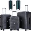 Legage Kofferset - Kofferset 3-Delig - Inclusief TSA Sloten - 1 Handbagage Koffer - Trolley - Zwart -Voyago Winkel 1200x1190 8