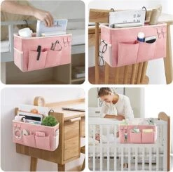 Merkloos 2 Stuks Handtas-organizer, Dames Reistas, Cosmetica-reistas Voor Dames, Reis-inzet-handtas Met Handgrepen, Ritssluiting, Voor Thuis, Op Reis (blauw + Oranje) -Voyago Winkel 1200x1191 10