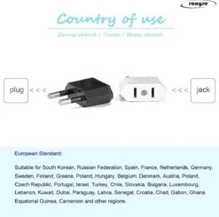 Reisstekker Van VS/USA Naar EU Reisstekker - 2 Stuks - Reis Adapter - Zwart -Travel Adapter - America Stekker - Verloop Adapter- Wereldstekker 11 Reisstekker Van VS/USA Naar EU Reisstekker - 2 Stuks - Reis Adapter - Zwart -Travel Adapter - America Stekker - Verloop Adapter- Wereldstekker -Voyago Winkel 1200x1191 13