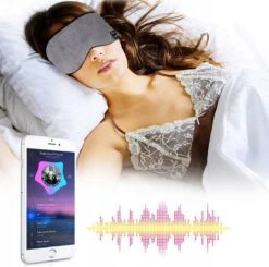 Merkloos Slaapmasker - Met Muziek - Grijs - Bluetooth 5.0 - Klittenband Sluiting - Verduisterend - Slaapmasker Met Speakers - Draadloos Slaapmasker - Muziek Hoofdband - Slaap Koptelefoon -Voyago Winkel 1200x1191 23