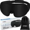 Strex Luxe Slaapmasker - 3D Ergonomisch - 100% Verduisterend - Traagschuim - Slaap Masker - Oog Masker -Voyago Winkel 1200x1191 24