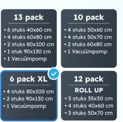 VITAMO XL Vacuüm Opbergzakken Met Pomp - 2 Maten Vacuümzakken - 7 Pack -Voyago Winkel 1200x1191 27
