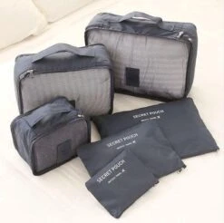 Packing Cubes Set - Koffer Of Tas Organizer - Inpak Zakken - Grijs -Voyago Winkel 1200x1193 23
