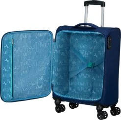 American Tourister Reiskoffer - Sea Seeker Spinner 55cm (Handbagage)- Combat Navy -Voyago Winkel 1200x1193 5