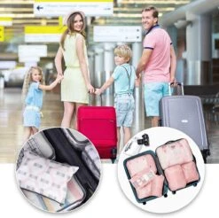 BOTC Packing Cubes Set 9-Delig – Kleding Organizer Voor Koffers, Tassen En Backpack - Roze -Voyago Winkel 1200x1195 33