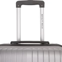 Royalty Rolls Amsterdam Handbagage Koffer 52 Cm - 25 Liter - Zilvergrijs -Voyago Winkel 1200x1196 2