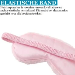 Slaapmasker Pluche Zijden Oogmasker Slaap Roze - 100% Verduisterend -Voyago Winkel 1200x1196 29